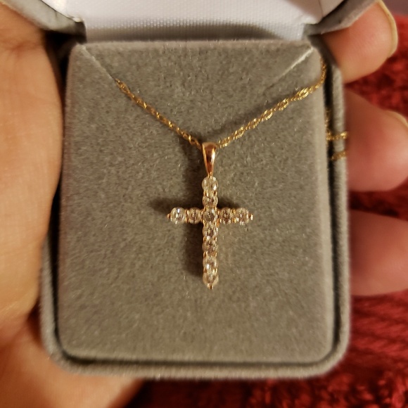 💎NOT FOR SALE! TRADED! Genuine Diamond Cross💎 - Picture 5 of 8